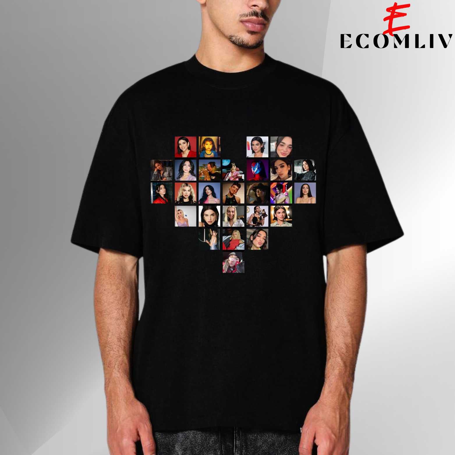Dua Lipa Graphic T Shirt, Unisex Streetwear Merch Collector Gift